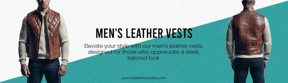 Men's Leather Vests