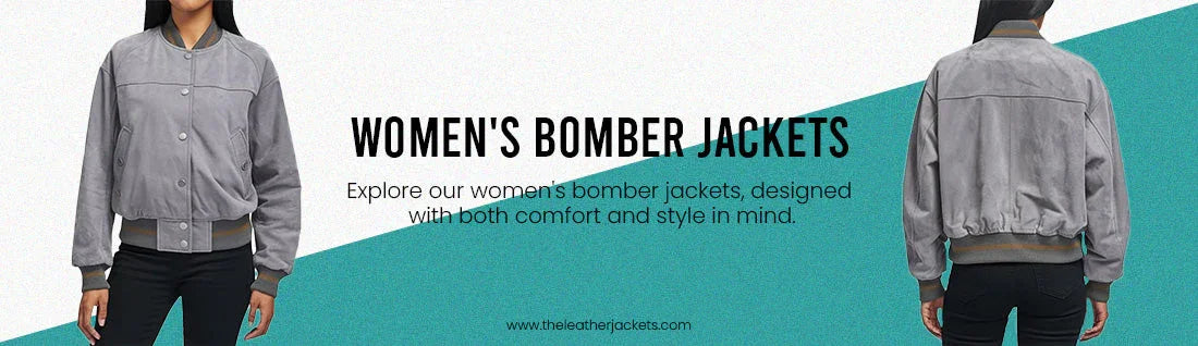 Womens Bomber Leather Jackets