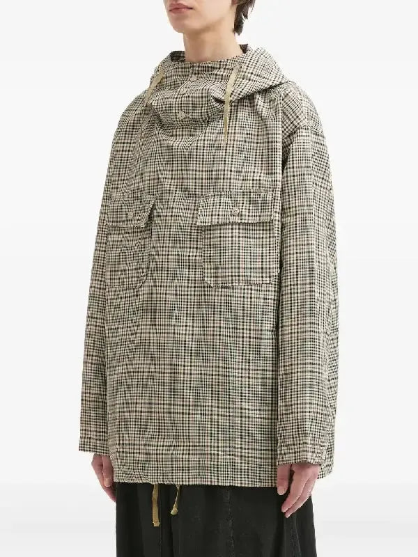 Unisex Checkered Hooded Overshirt | Lightweight Casual Plaid Jacket