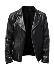 Black Biker Lambskin Leather Jacket