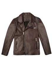 Brown Shipskin Leather Jacket