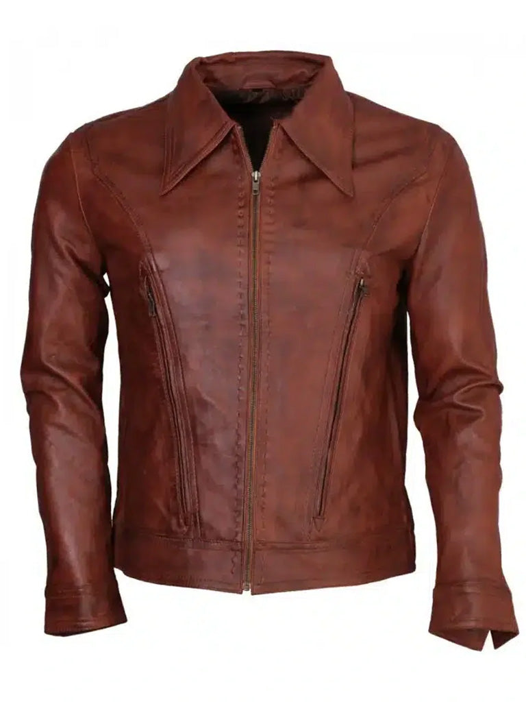 Men’s Brown Vintage Leather Jacket