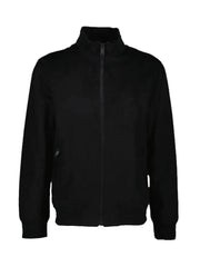 Black Wool Bomber Jacket