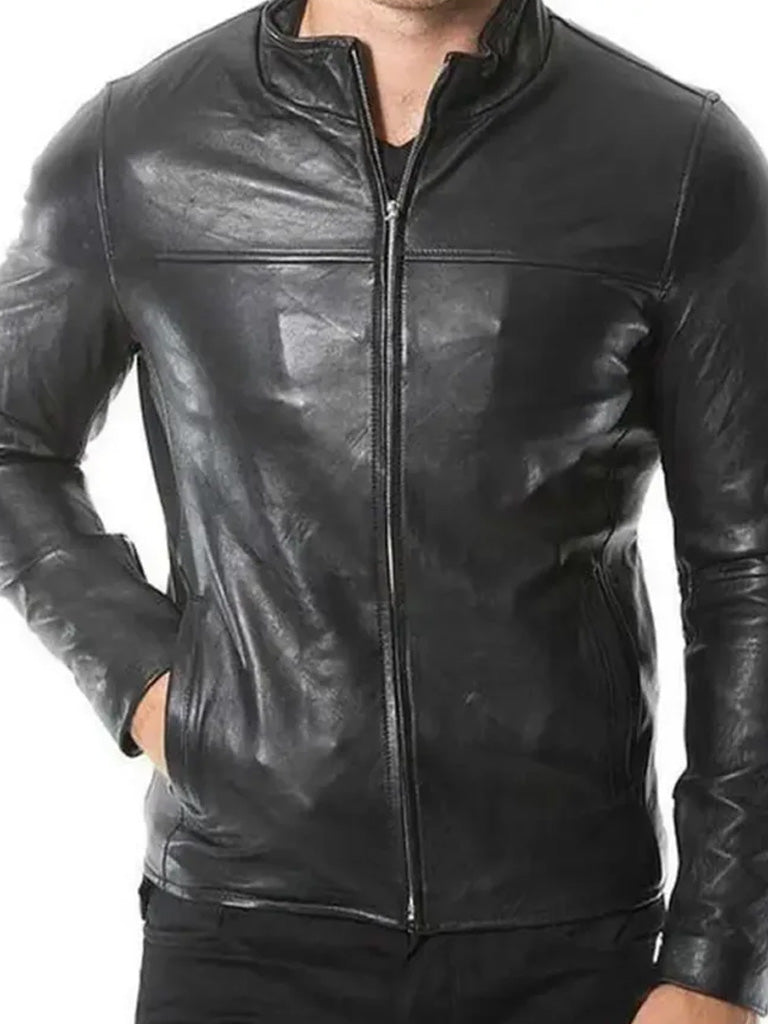 Black Genuine Leather Jacket