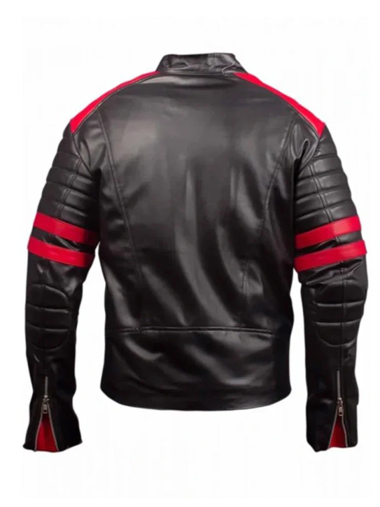 Black Retro Vintage Leather Jacket