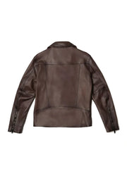 Brown Shipskin Leather Jacket