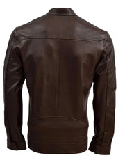 Chocolate Brown Leather Jacket