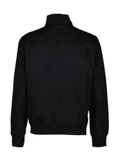 Black Wool Bomber Jacket