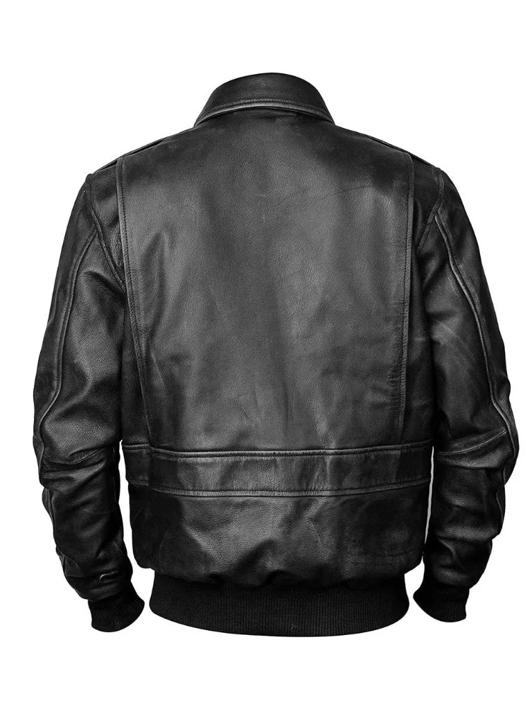 A2 Aviator Bomber Leather Jacket