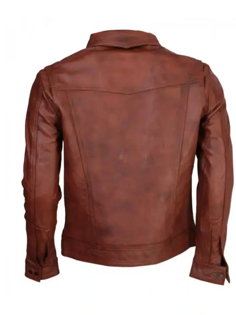 Men’s Brown Vintage Leather Jacket