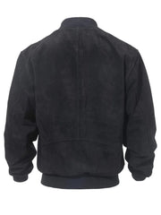 Bomber Suede Leather Jacket