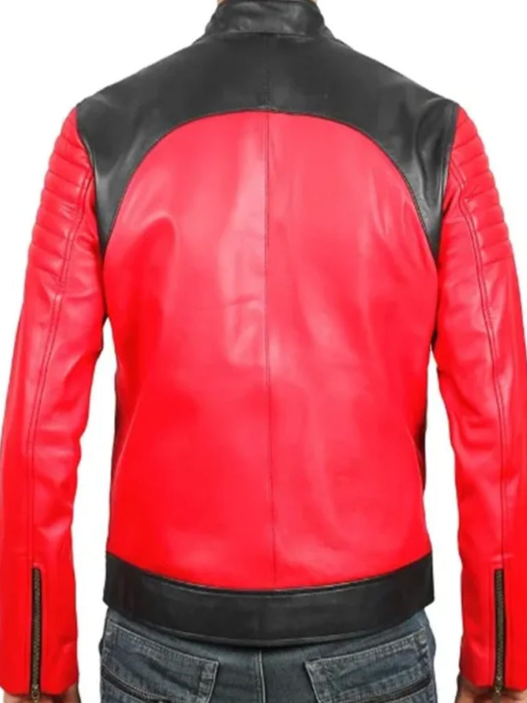 Black and Red Busa Motorcycle Jacket