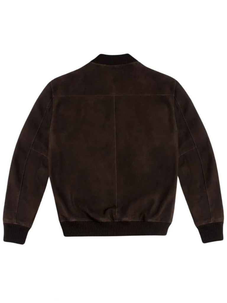 Suede Bomber Jacket