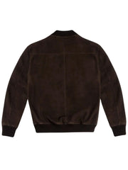 Suede Bomber Jacket