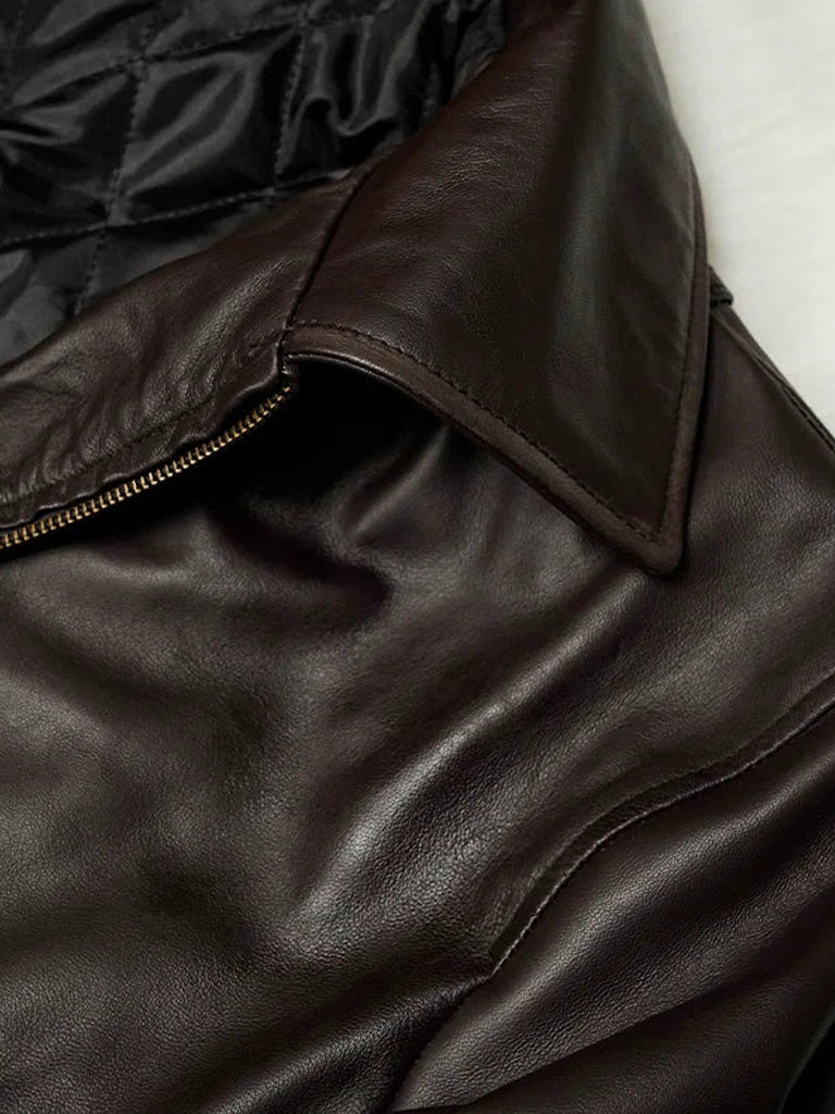 Dark Brown Premium Leather Jacket