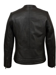 Biker Black Genuine Leather Jacket