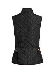Women’s Black Quilted Lightweight Vest