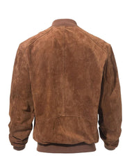 Bomber Suede Leather Jacket