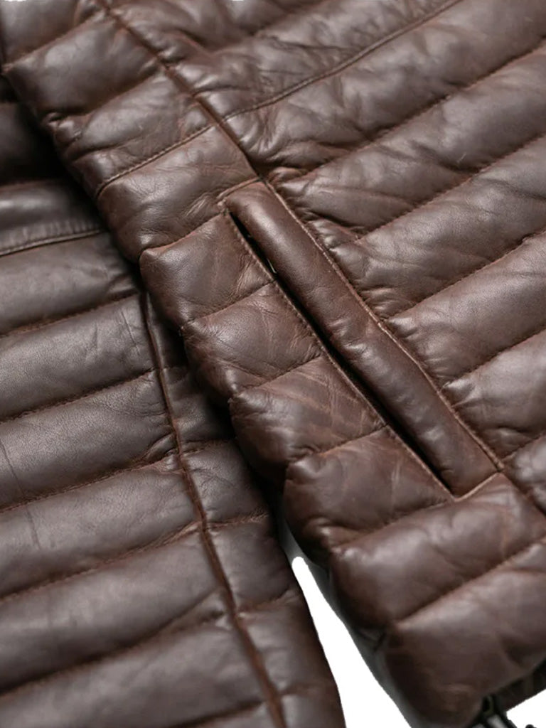 Down Genuine Leather Jacket