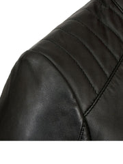 Biker Black Genuine Leather Jacket