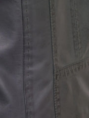 Biker Grey Leather Jacket - The Leather Jackets