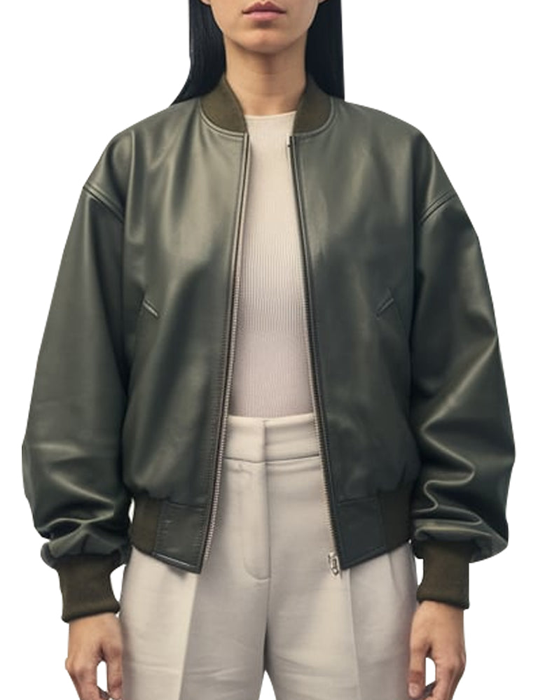 Best women's olive green leather jackets 2026