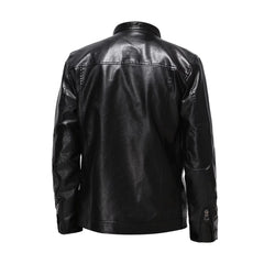 Biker Style Genuine Leather Jacket