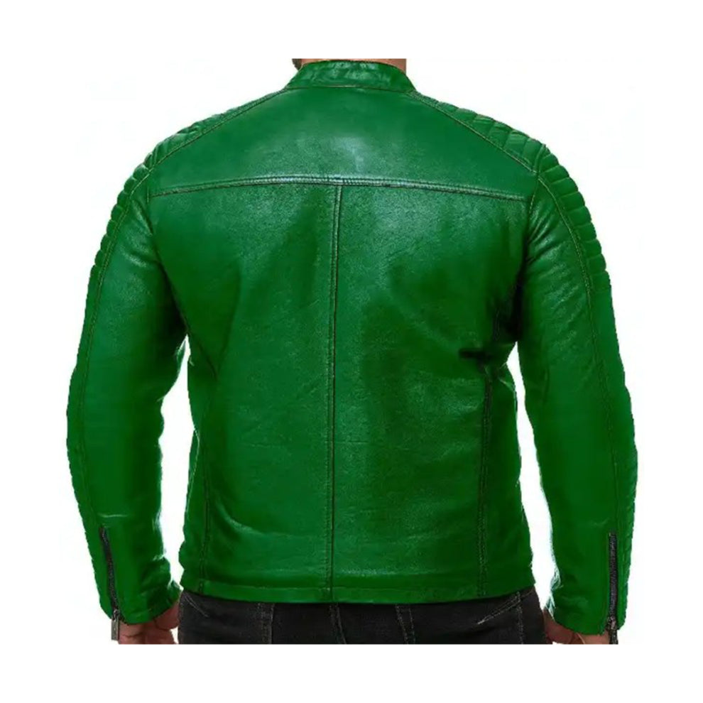 Cafe Racer Genuine Leather Jacket