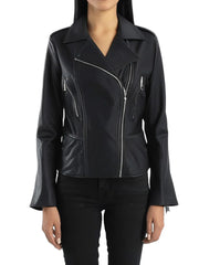 Biker Black Leather Jacket