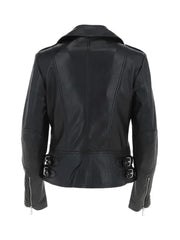 Biker Black Leather Jacket