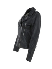 Biker Black Leather Jacket