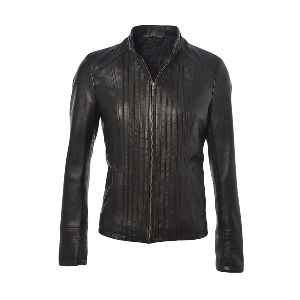 Black Vintage Leather Jacket