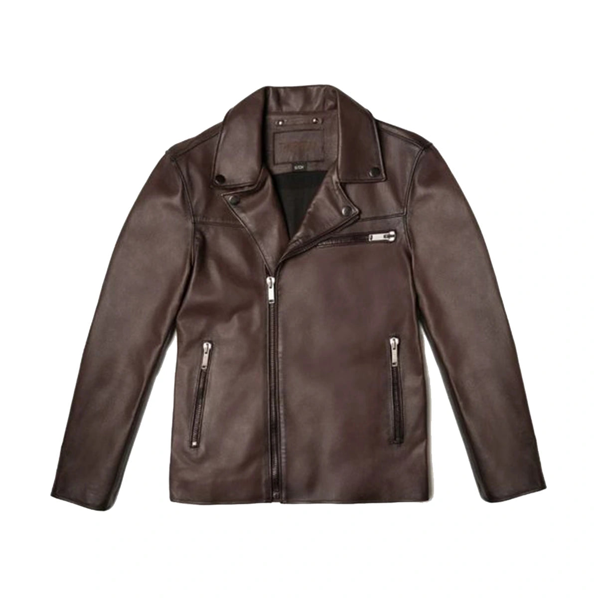 Brown Shipskin Leather Jacket