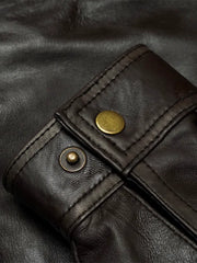 Dark Brown Premium Leather Jacket