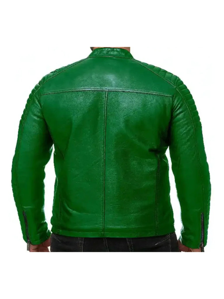 Cafe Racer Genuine Leather Jacket