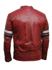 Classic Biker Vintage Cafe Racer Genuine Leather Jacket