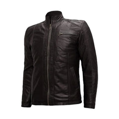 Dark Brown Leather Jacket