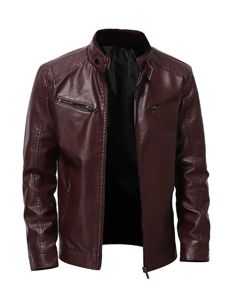 Double Rider Leather Jacket Men's