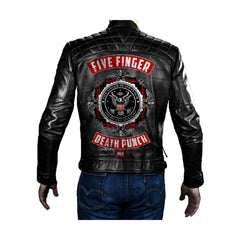 Five Finger Death Punch Leather Jacket