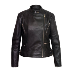 Black Leather Biker Jacket