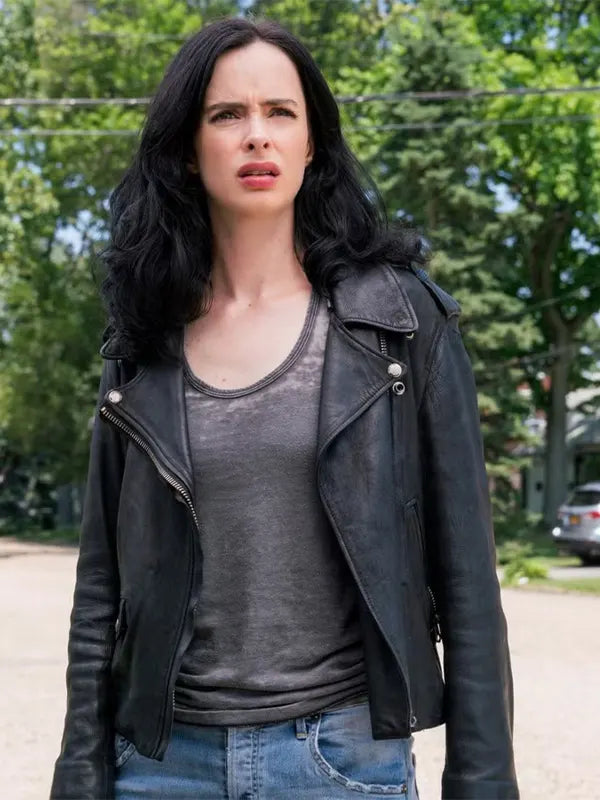 Jessica Jones Black Leather Jacket