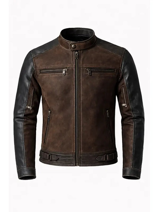 Karl Urban Brown Leather Jacket
