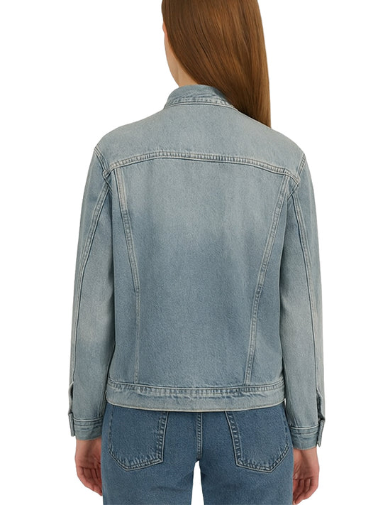 Ladies Asymmetrical Denim Jacket