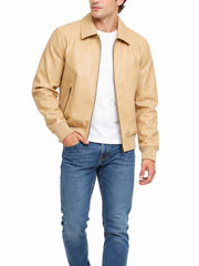 Men_s-Beige-Bomber-Leather-Jacket