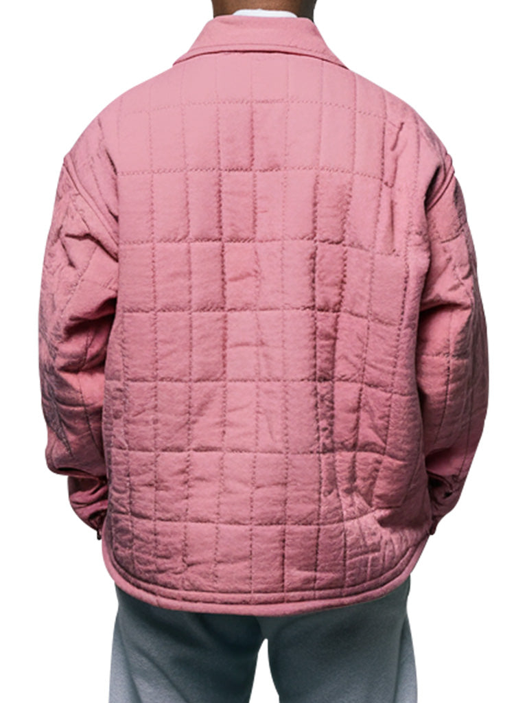 Men's Soft Pink Quilted Jacket