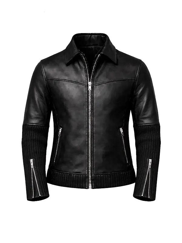 Men’s Premium Black Leather Jacket