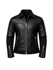 Men’s Premium Black Leather Jacket