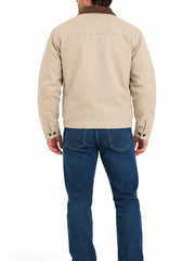 Mens-Beige-Canvas-Work-Wear-Jacket