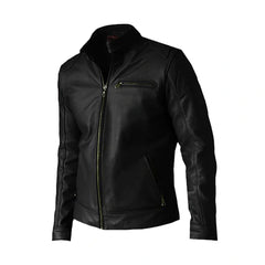 Black Biker Genuine Leather Jacket