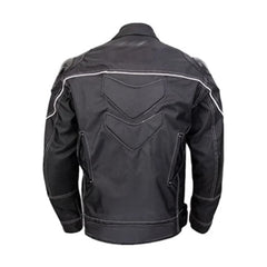 Motorcycle Black Vintage Genuine Leather Jacket